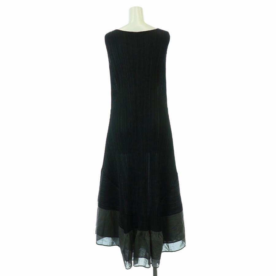 PLEATS PLEASE イッセイミヤケ プリーツワンピース フレア ロング 