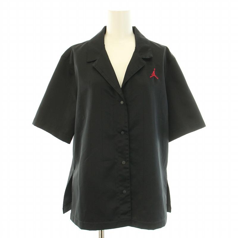 NIKE ジョーダンオープンカラーシャツ L NIKE ナイキ JORDAN ジョーダン オープンカラーシャツ ブラウス