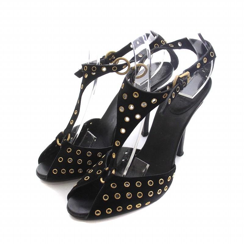 GUCCI スタッズ付きヒールサンダル23.5cm 【公式通販】