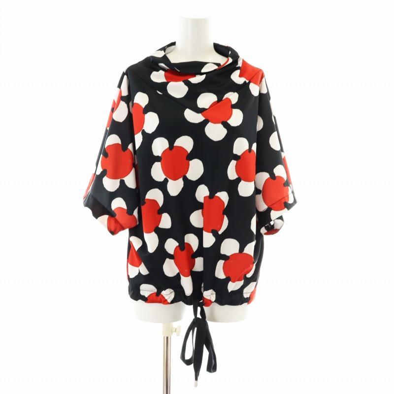 マークジェイコブス MARC JACOBS シャツ ブラウス 裾ドロスト 花柄 総 