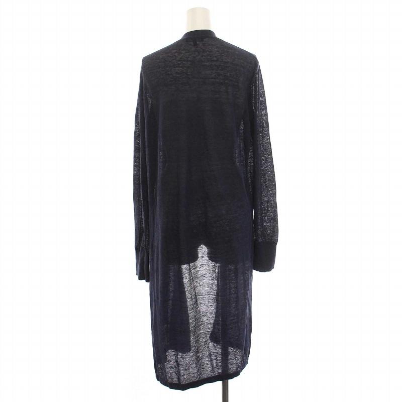 theory⭐︎セオリー　ニットロングコート　コーディガン　Sサイズ　黒 theory⭐︎セオリー ニットロングコート コーディガン Sサイズ 黒