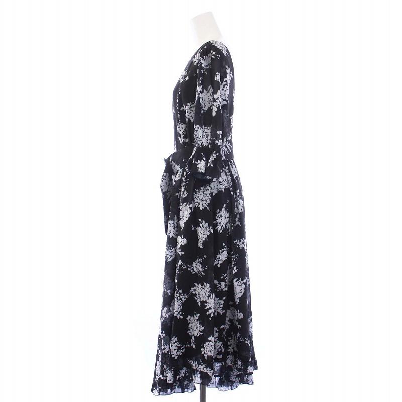 未使用品 ハーリップトゥ Her lip to 21AW Asymmetrical Floral Dress  