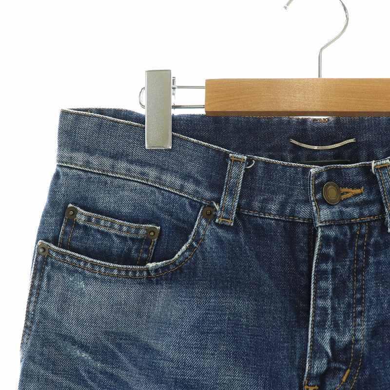 【美品】SAINT LAURENT　デニム　ジーンズ　パンツ 2024年 28 サンローラン パリ SAINT LAURENT PARIS 18年製 デニムパンツ ジーンズ