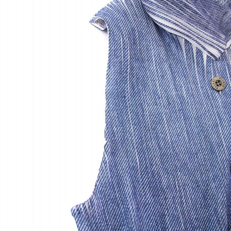 未使用品 プリーツプリーズ イッセイミヤケ シャツワンピース ひざ丈  