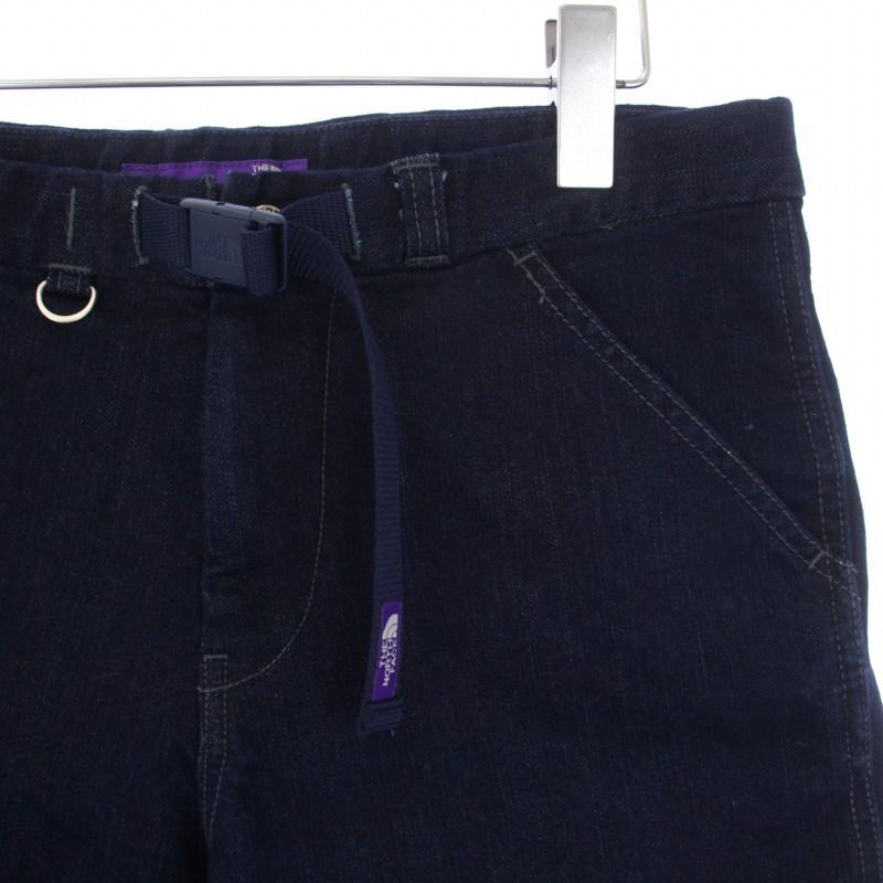 ノースフェイスパープルレーベル　デニムショートパンツ 極美品】ノースフェイスパープルレーベル デニムショートパンツ