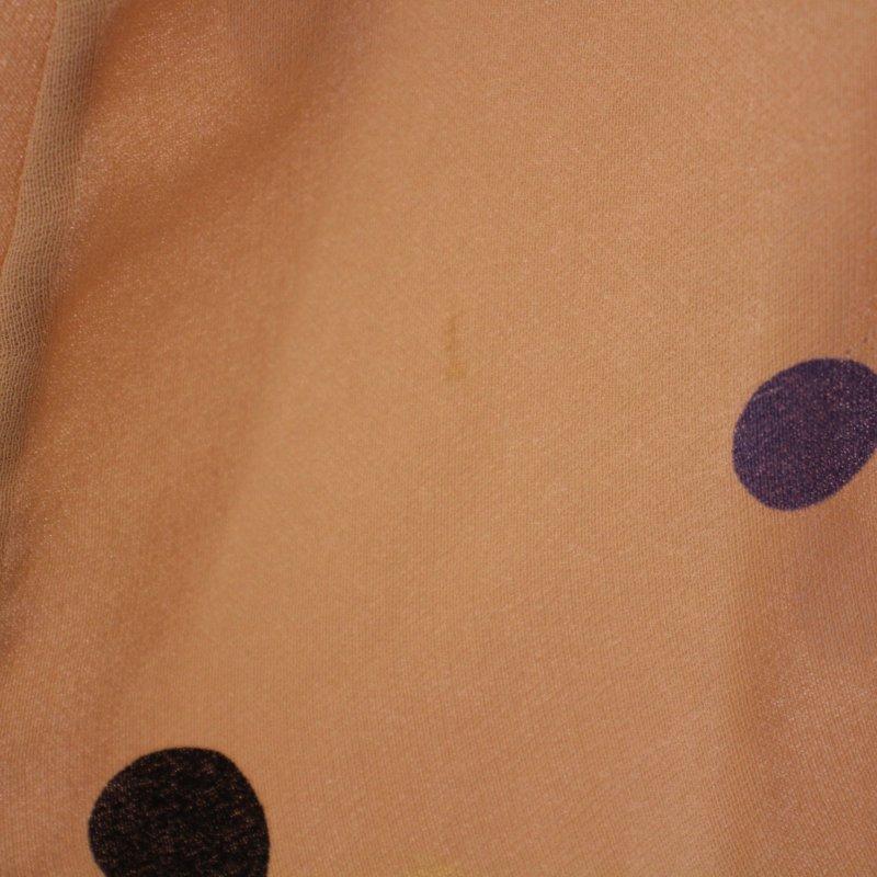 MARNI マルニ シャツ ブラウス 七分袖 ドット柄 シルク 38 S ベージュ 