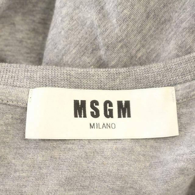 エムエスジーエム MSGM ノースリーブ ワンピース ロング ティアード XS