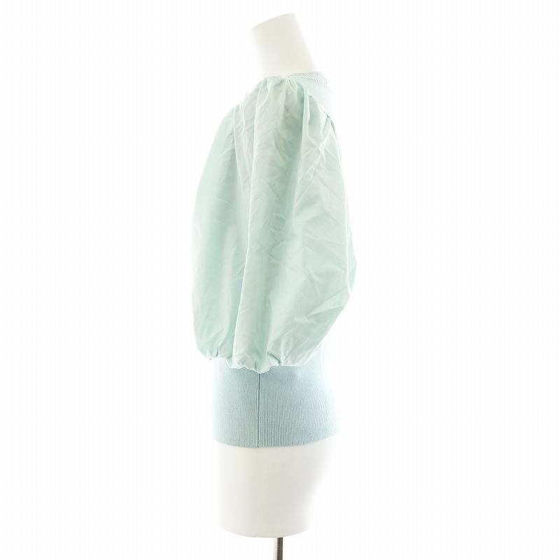 未使用 セルフォード 異素材ボリュームスリーブニット バルーン袖  