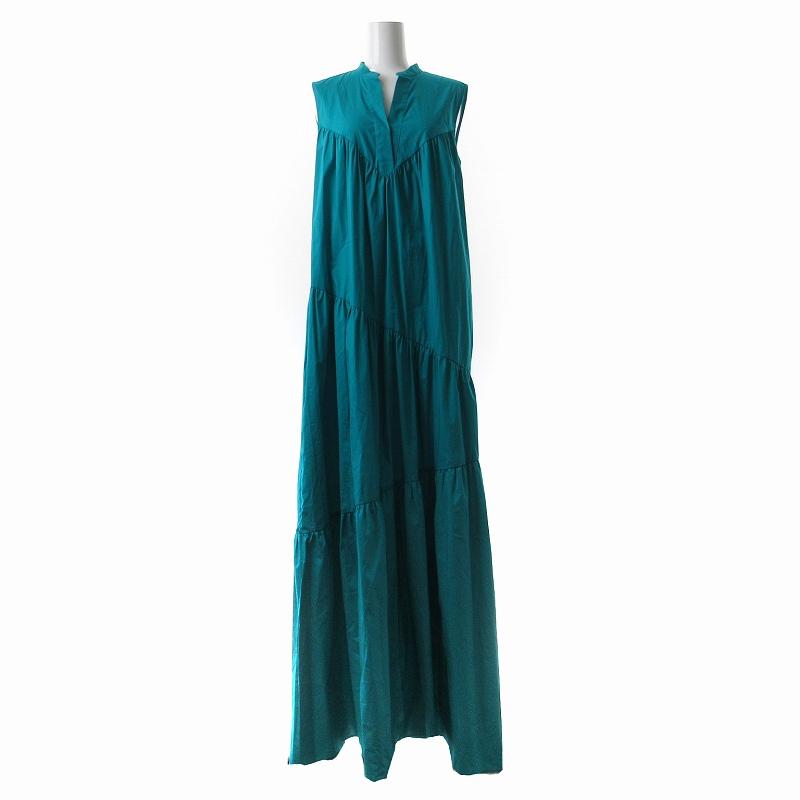 ツインセット TWINSET ワンピース ロング ノースリーブ キーネック 