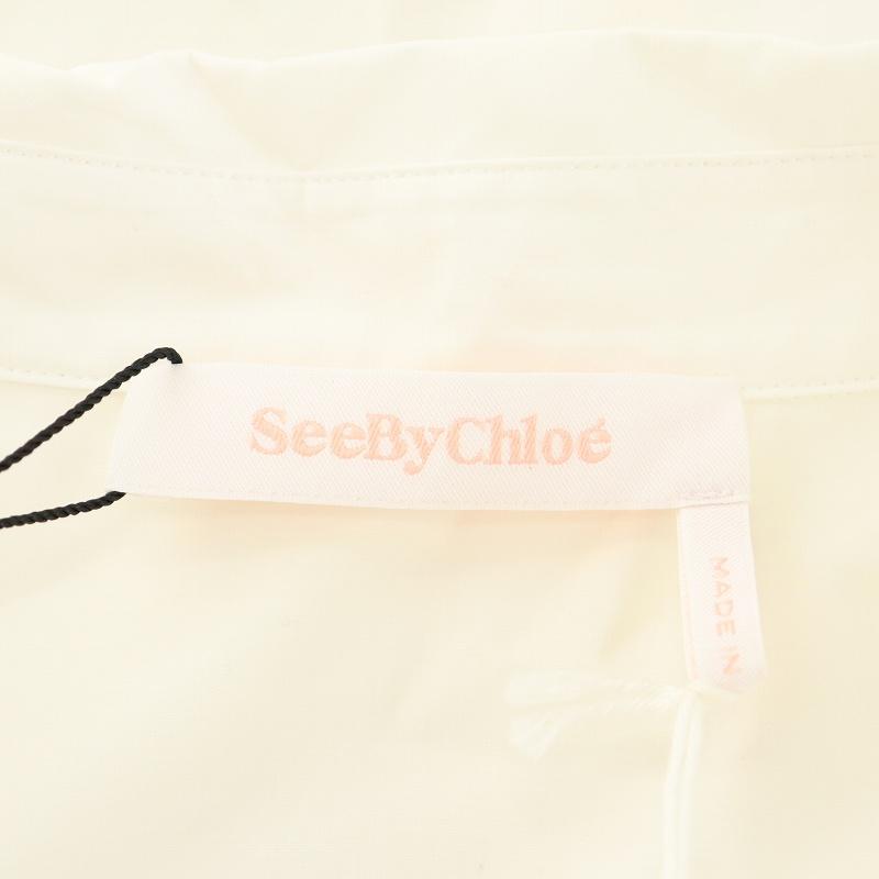 SEE BY CHLOE シーバイクロエ 22SS シャツワンピース ひざ丈 7分
