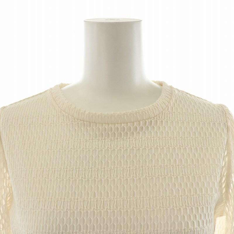 アーバンリサーチ URBAN RESEARCH 22SS カットレースパフTシャツ カットソー 半袖 シアー F 白 ホワイト /NQ レディース | URBAN RESEARCH | 03