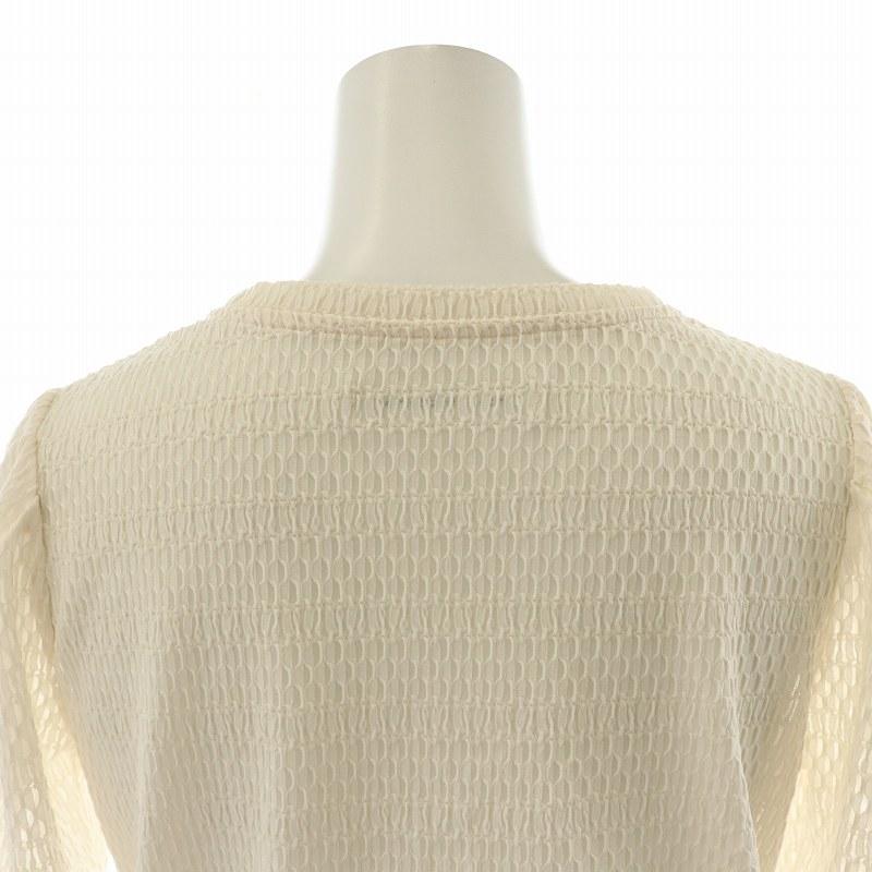 アーバンリサーチ URBAN RESEARCH 22SS カットレースパフTシャツ カットソー 半袖 シアー F 白 ホワイト /NQ レディース | URBAN RESEARCH | 04