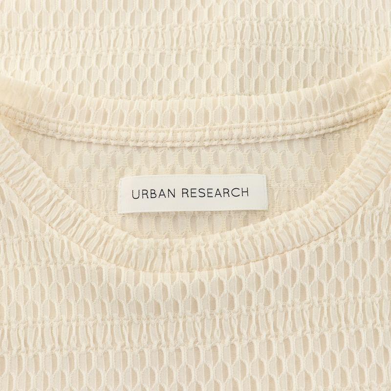 アーバンリサーチ URBAN RESEARCH 22SS カットレースパフTシャツ カットソー 半袖 シアー F 白 ホワイト /NQ レディース | URBAN RESEARCH | 06