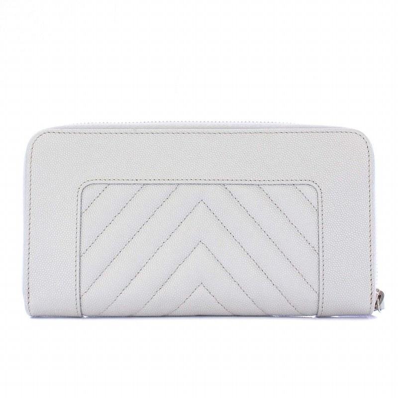 CHANEL シャネル マドモアゼル Vステッチ レザー ココマーク 長財布 CHANEL シャネル マドモアゼル Vステッチ レザー ココマーク 長財布