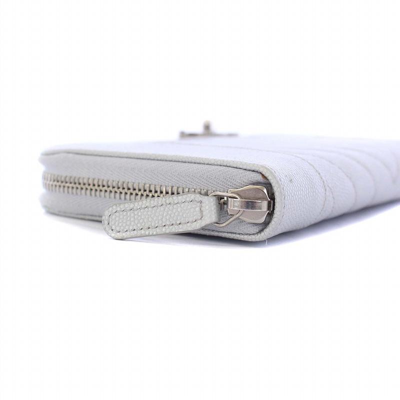 CHANEL（シャネル） CHANEL Vステッチ キャビアスキン マドモアゼル 長