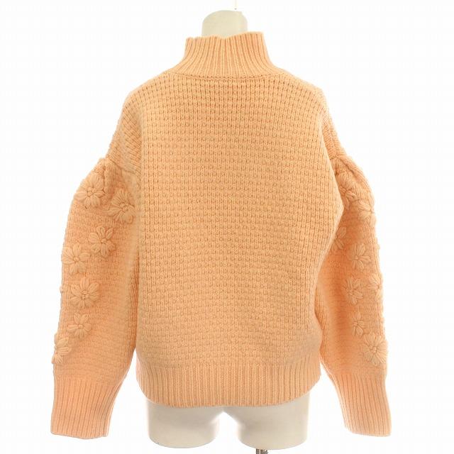 ダブルスタンダードクロージング　フラワーニット Sov./ フラワーレースカラーニット TOPS Night STORE | ダブル