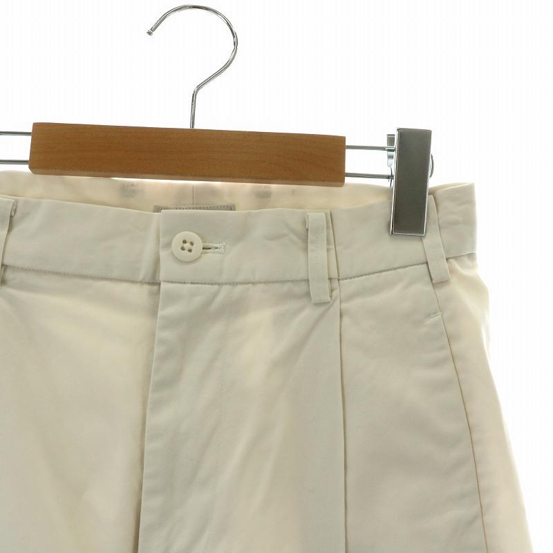 エイトン コットンギャバジンテーパードワイドパンツ COTTON GABARDINE