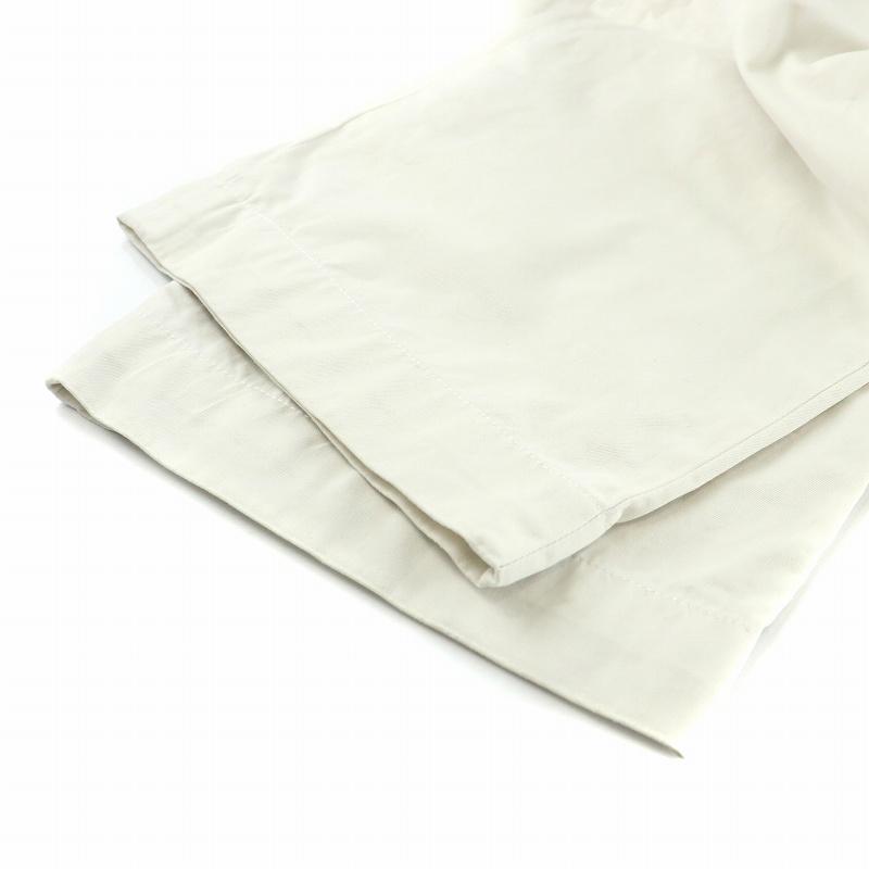 エイトン コットンギャバジンテーパードワイドパンツ COTTON GABARDINE