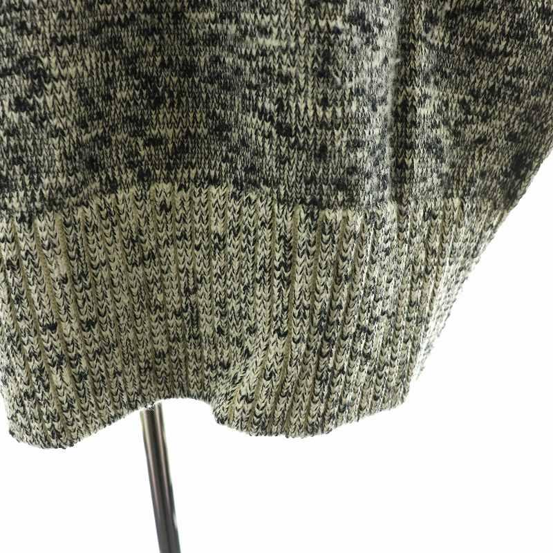 ニットベスト 08sircus ゼロエイトサーカス メランジVネックベスト melange V-neck