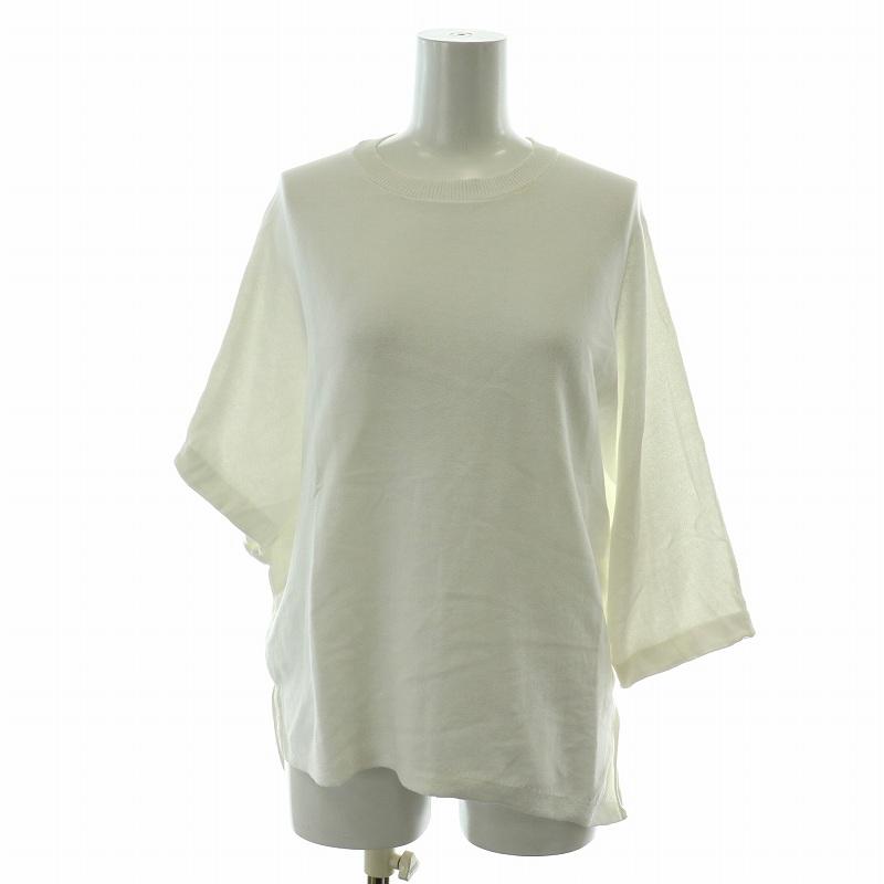 エンフォルド ENFOLD ニット カットソー クルーネック ドルマン