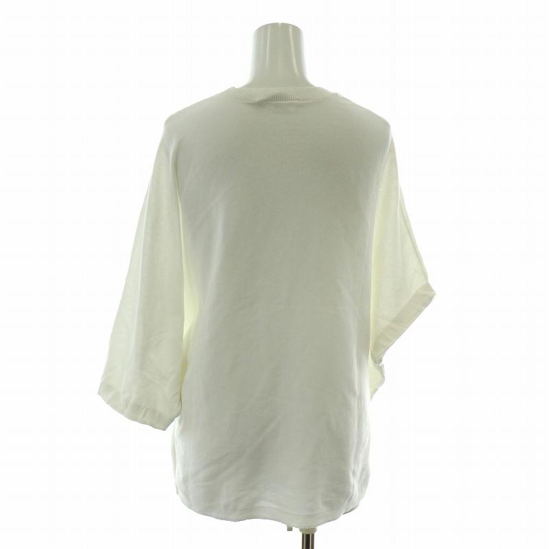 エンフォルド ENFOLD ニット カットソー クルーネック ドルマン