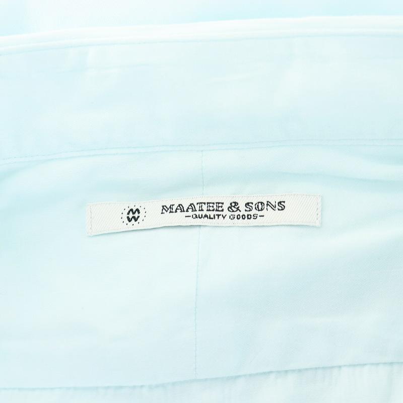 MAATEE & SONS 長袖シャツ ライトブルー MAATEE & SONS 長袖シャツ ライトブルー