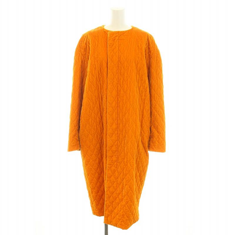 08sircus ゼロエイトサーカス キルティングベントカラーレスコート