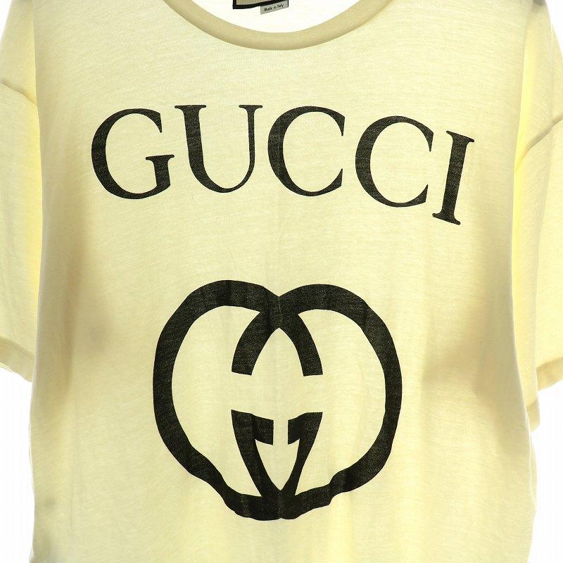 GUCCI グッチ Tシャツ ロゴ インターロッキング プリント GUCCI（グッチ）インターロッキングプリントTシャツ』ハイ