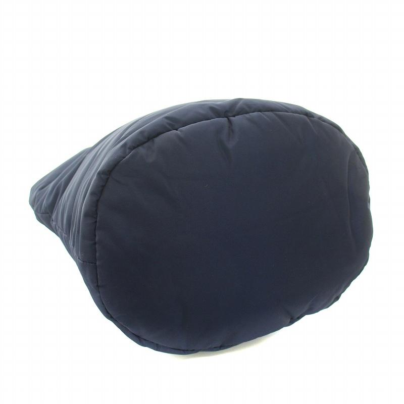 トリココムデギャルソン＊トートバッグ ＊中綿ナイロン黒紺＊