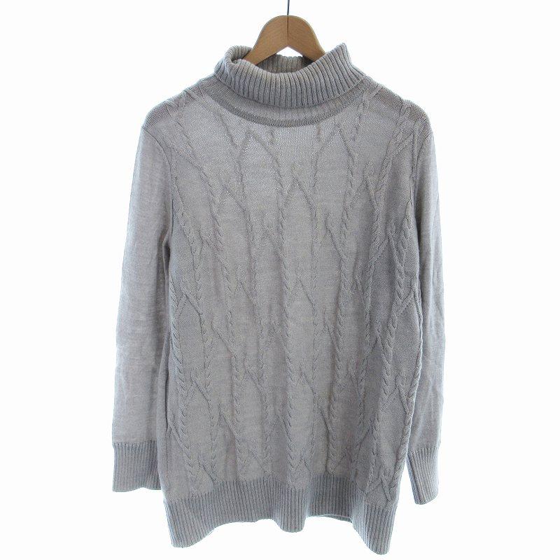アクアスキュータム AQUASCUTUM ニット セーター タートルネック プル 