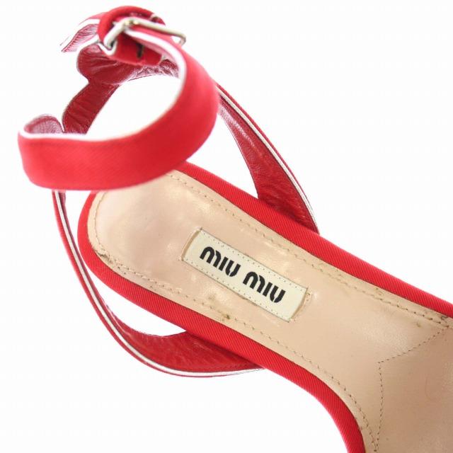 miu ミュウミュウ miumiu サンダル コルクソール ストラップ 35.5 22.5  