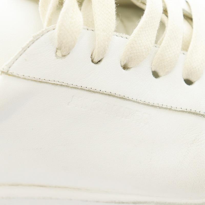 JIL SANDER ホワイトレザーシューズ　35 ジルサンダー JIL SANDER スニーカー シューズ レザー 35 22.0cm
