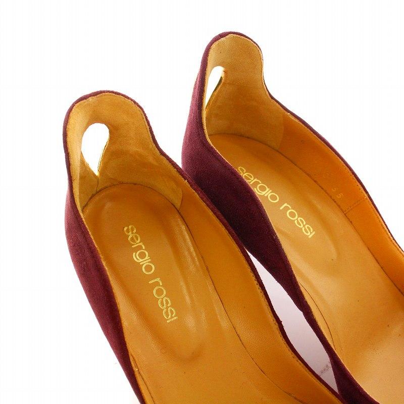 Sergio rossi セルジオロッシ パンプス ポインテッドトゥ スエード  