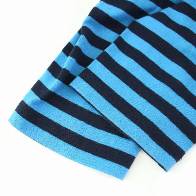 あち marimrkko カットソー ボーダー 新品 青とグレー 2枚 楽天市場】ボーダー カットソー（ブランドマリメッコ）（Tシャツ