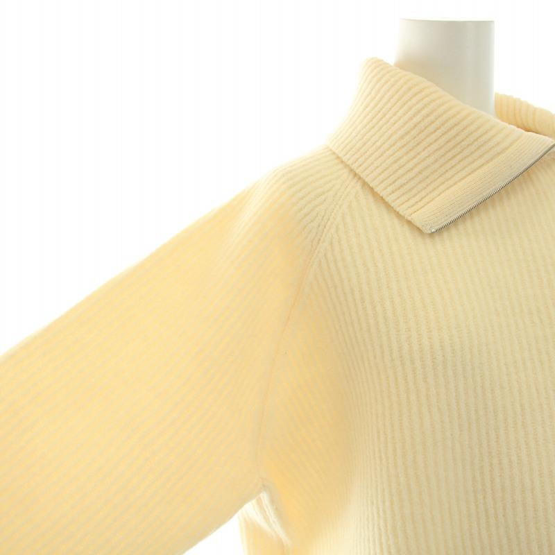 【着用1回】オーラリー　ミルドフレンチメリノリブニットフレアスカート　アイボリー 50%OFF】【AURALEE オーラリーレディース】MILLED FRENCH MERINO RIB