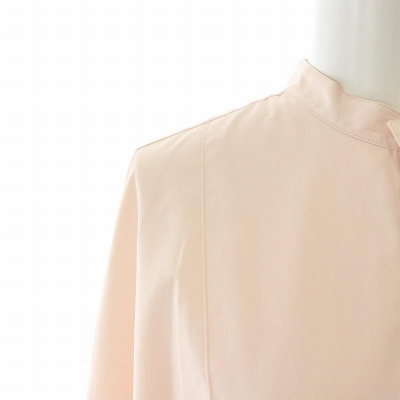 ネイヴ Nave 24SS シャツワンピース マキシ ロング 長袖 バンドカラー  