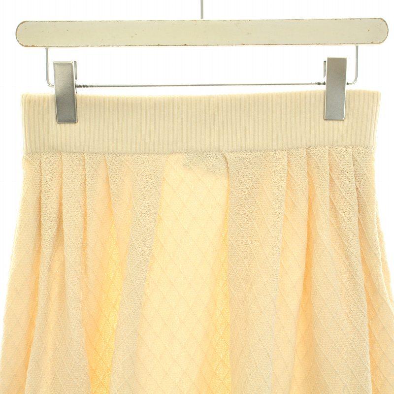 CHANEL（シャネル） ニットスカート ミニ フレア ココマーク イージー  