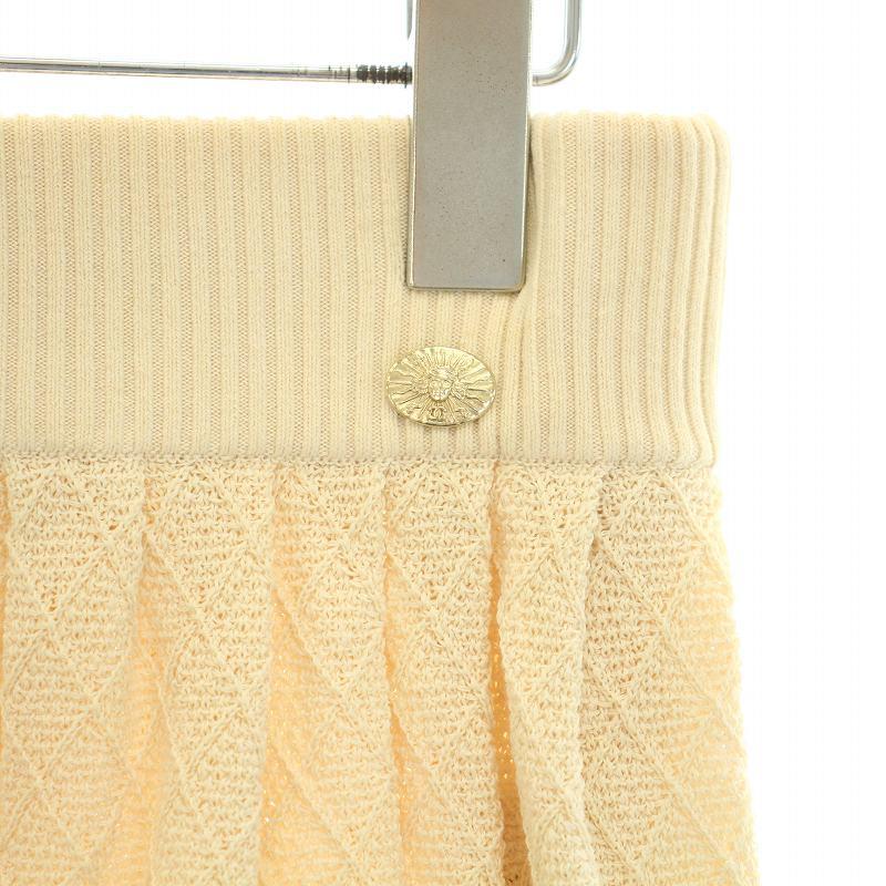 CHANEL（シャネル） ニットスカート ミニ フレア ココマーク イージー  