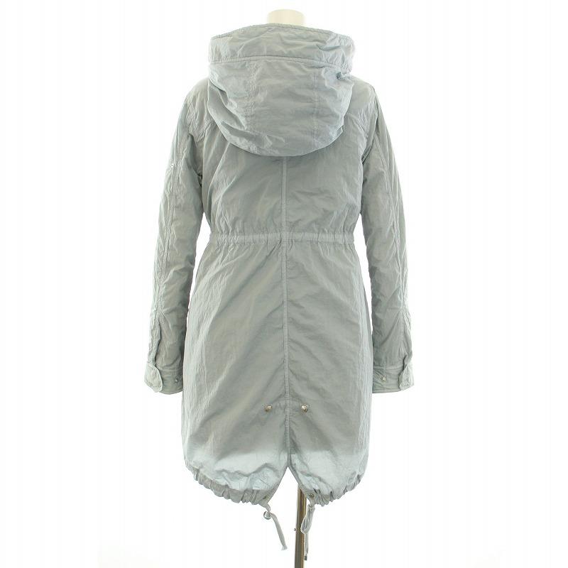 【正規品】TATRAS タトラス ノーカラーコート 01 S グレー タトラス TATRAS モッズコート アウター ミドル フード ダウンライナー