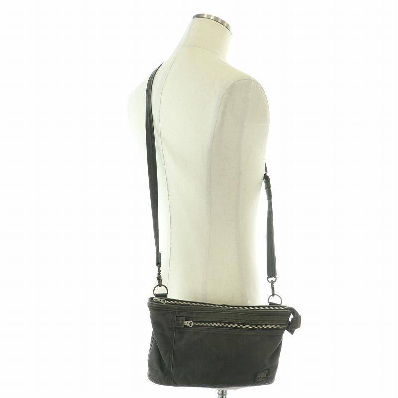 PORTER ポーター 吉田カバン ショルダーバッグ キャンバス ロゴ 刺繍