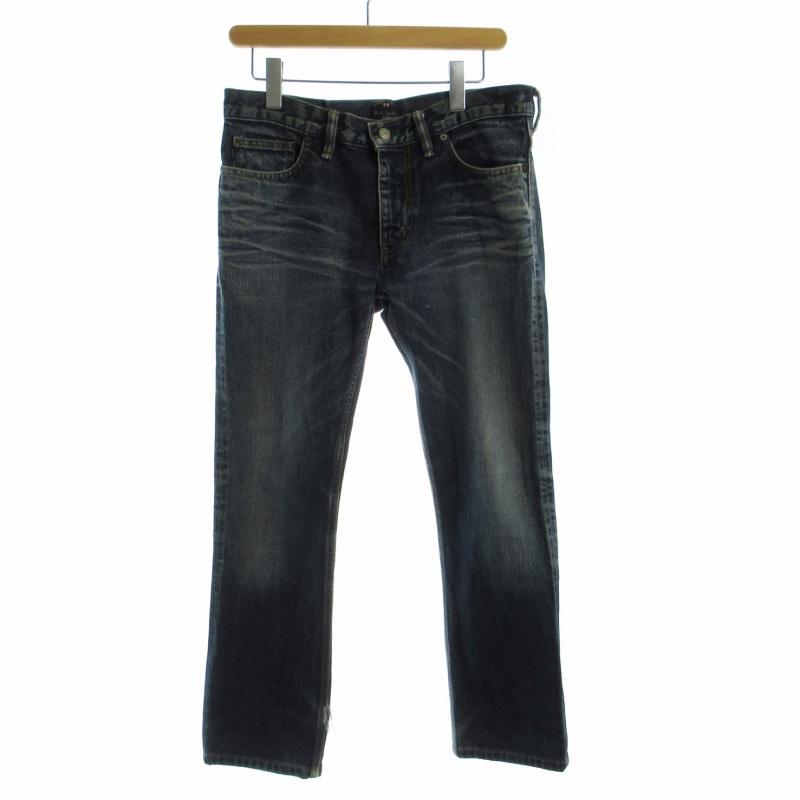 ポールスミス アンクルカット ストレッチ スキニー デニム 牛革 ブルージーンズ Paul Smith - ポールスミス アンクルカット ストレッチ スキニー