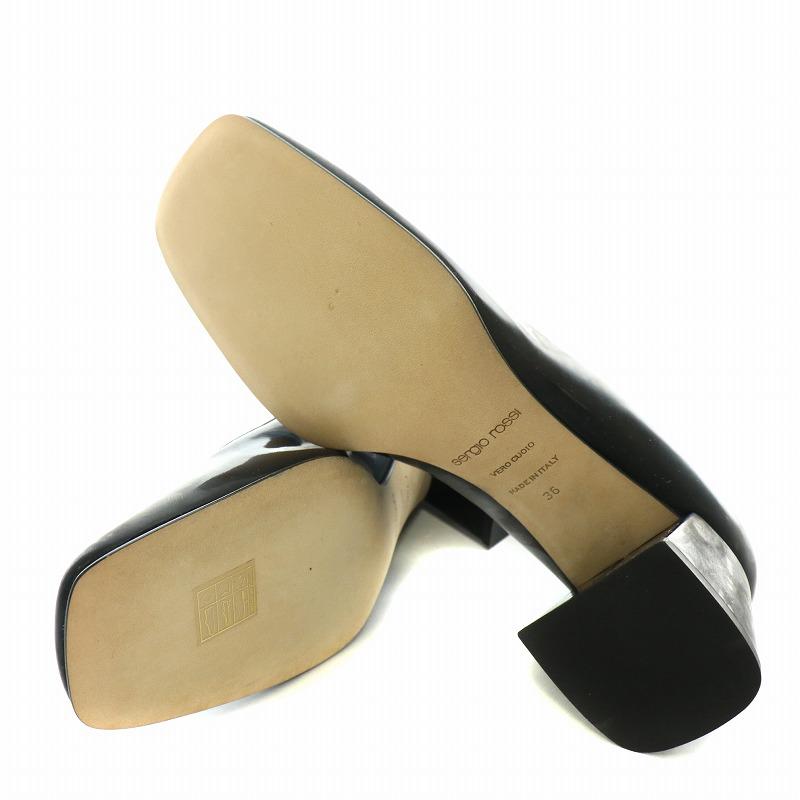 セルジオロッシ☆本革パンプス☆35.5☆22.5☆1回使用 セルジオロッシ