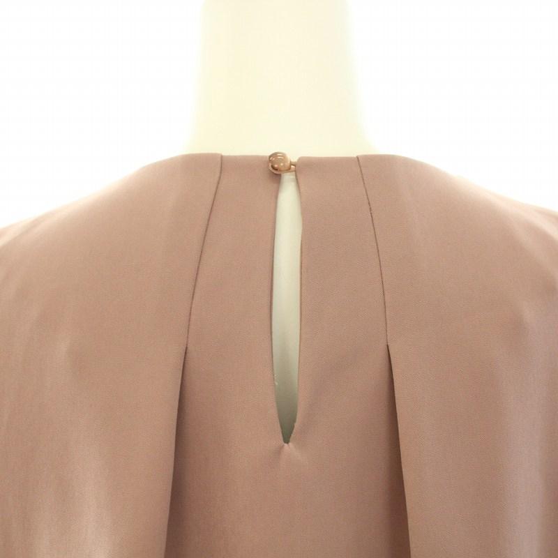 JUSGLITTY - ジャスグリッティー フロントチェーンタックブラウス シャツ キーネック 半袖 1 JUSGLITTY（ジャスグリッティー）の「フロントチェーンタック