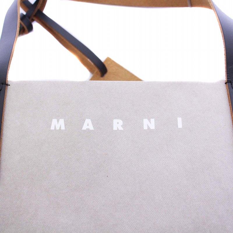 MARNI マルニ セルロース ショッピングバッグ トートバッグ グレー  
