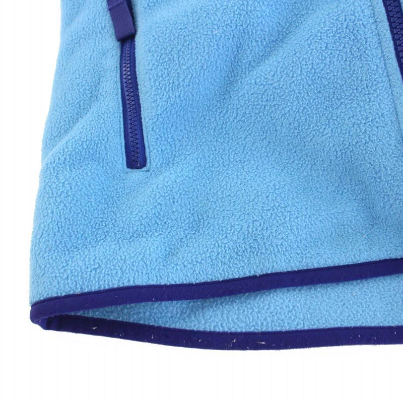 パタゴニア Patagonia フリースベスト 前開き ジップアップ XS 青