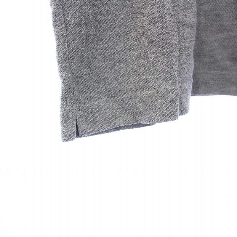 MONCLER（モンクレール） ポロシャツ 半袖 ライン ワッペン XS グレー