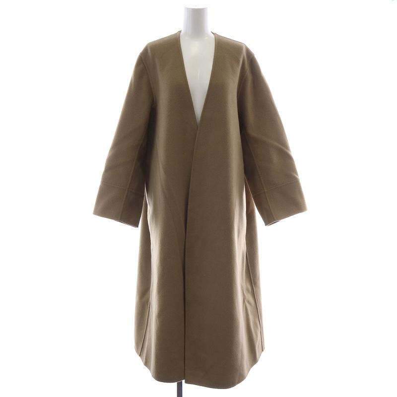 プラージュ Plage ハミルトンコクーンコート ノーカラー アウター 前