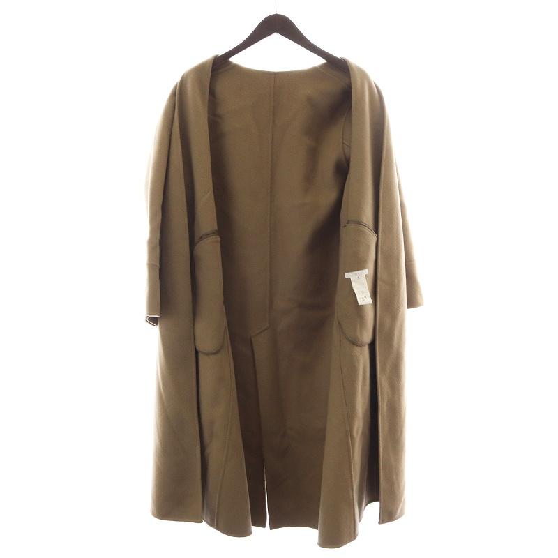 プラージュ Plage ハミルトンコクーンコート ノーカラー アウター 前