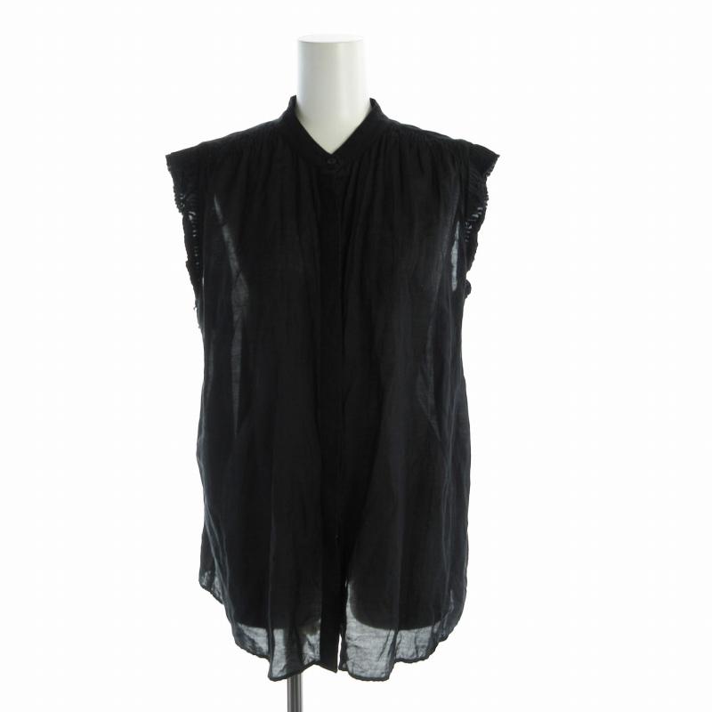 スピック&スパン Spick&Span 23SS シャーリングノースリーブブラウス 