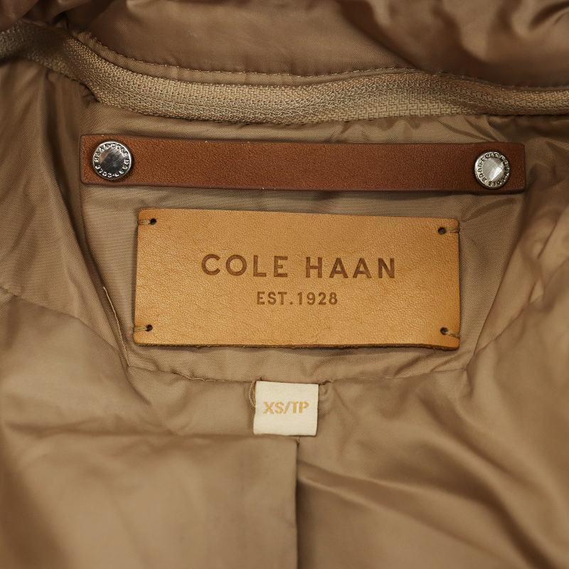 コールハーン COLE HAAN ダウンコート ロング丈 フード ファー 